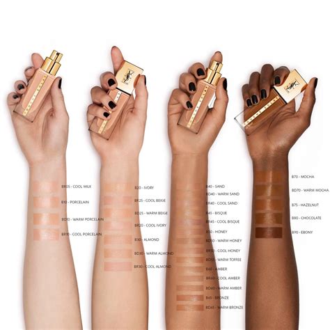 ysl le teint touche eclat foundation dupe|ysl touche eclat colour chart.